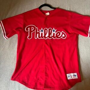 Vintage Majestic Philadelphia Phillies Gregg Jefferies 25 Jersey Size M